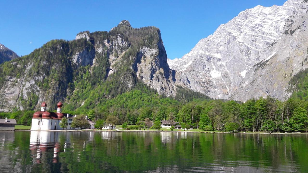 Ferienwohnungen Gaestehaus Laercheck เบิร์ชเทสกาเดน ภายนอก รูปภาพ